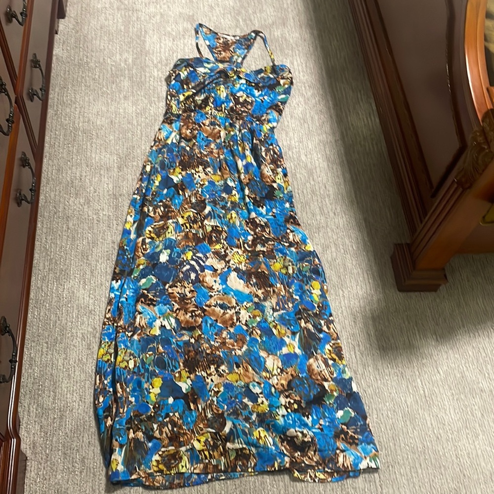 Brand New Collective Concept Maxi Satin Dress